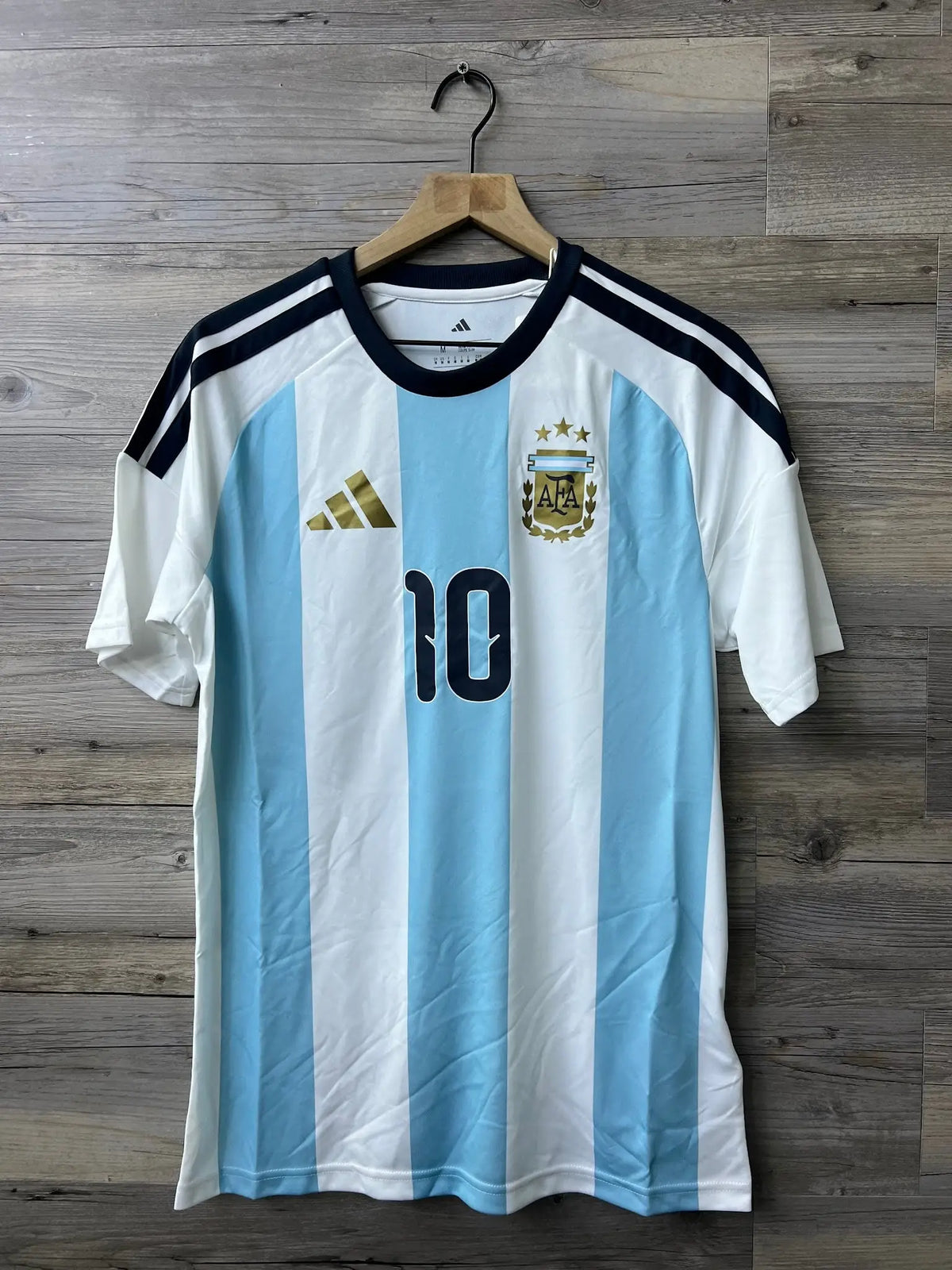 adidas Argentina 2026 Home Messi #10 Fan Jersey – White/Sky Blue (BNWT) — front