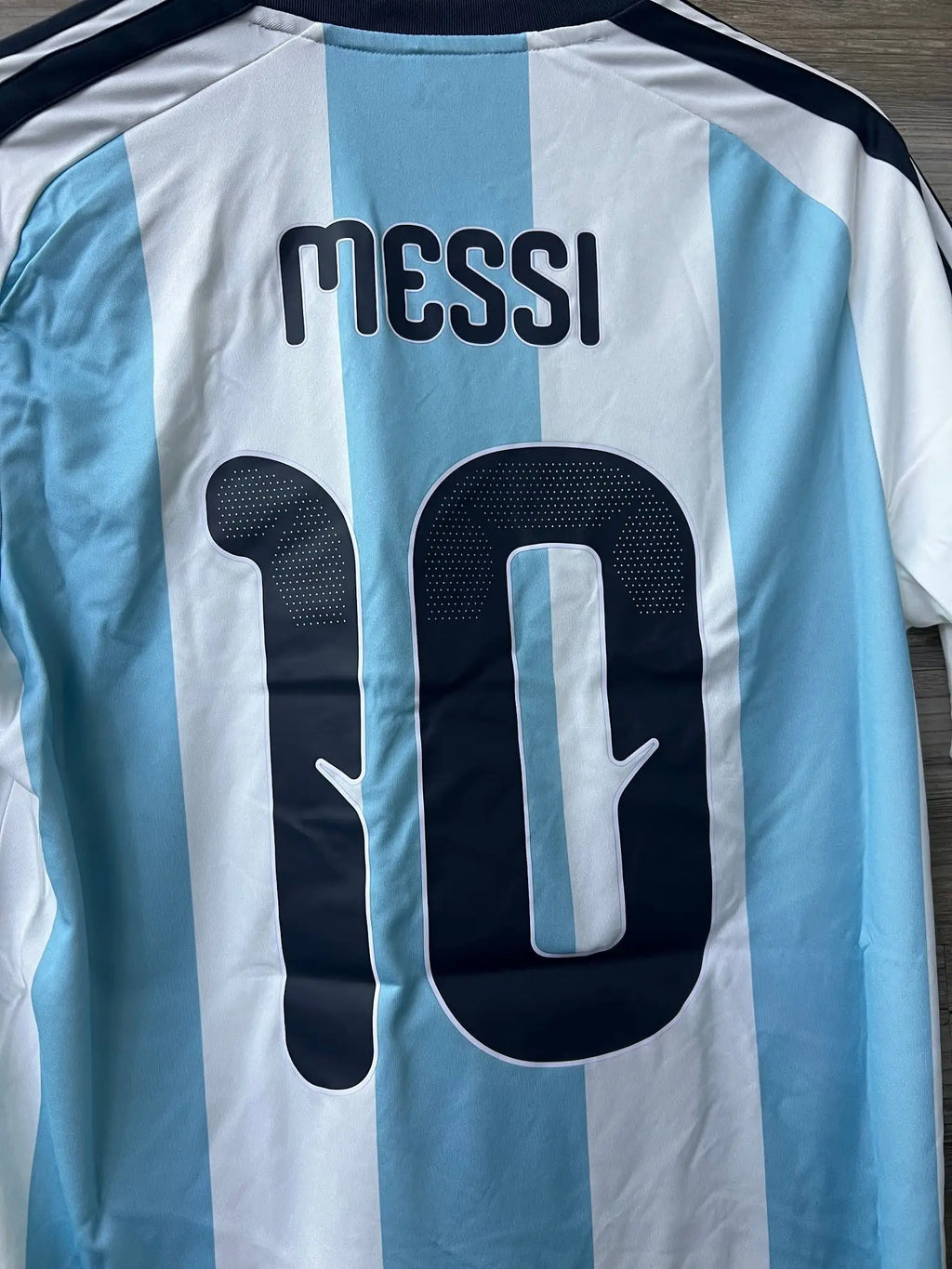 adidas Argentina 2026 Home Messi #10 Fan Jersey – White/Sky Blue (BNWT) — detail