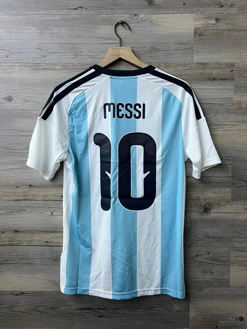 adidas Argentina 2026 Home Messi #10 Fan Jersey – White/Sky Blue (BNWT) — back