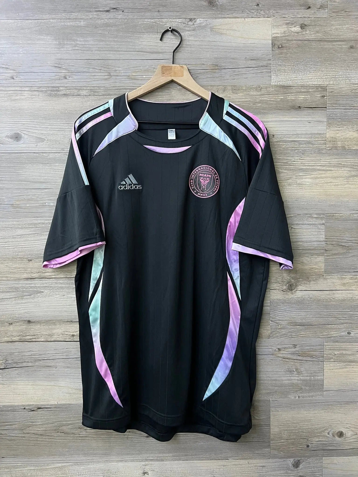 Adidas Audi F1 Team × Inter Miami Jersey – Black/Multicolor - STA Apparel - Inter Miami