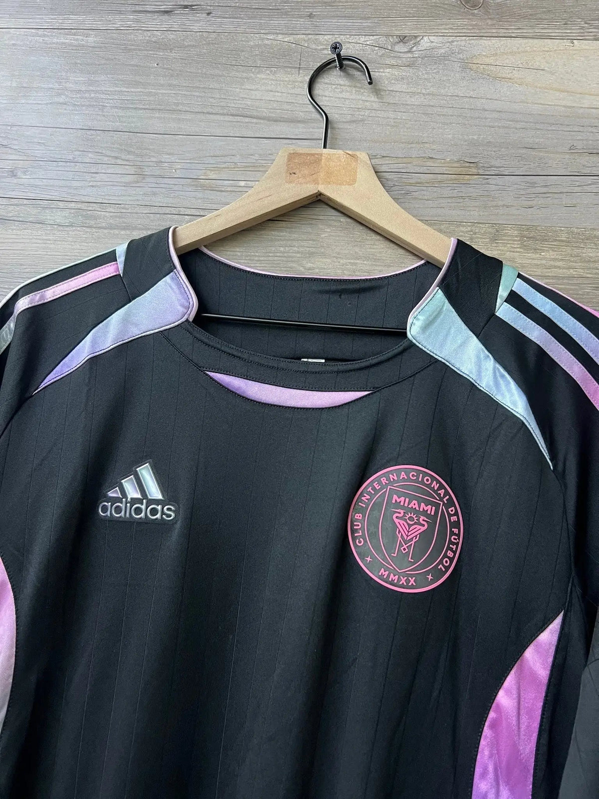 Adidas Audi F1 Team × Inter Miami Jersey – Black/Multicolor - STA Apparel - Inter Miami