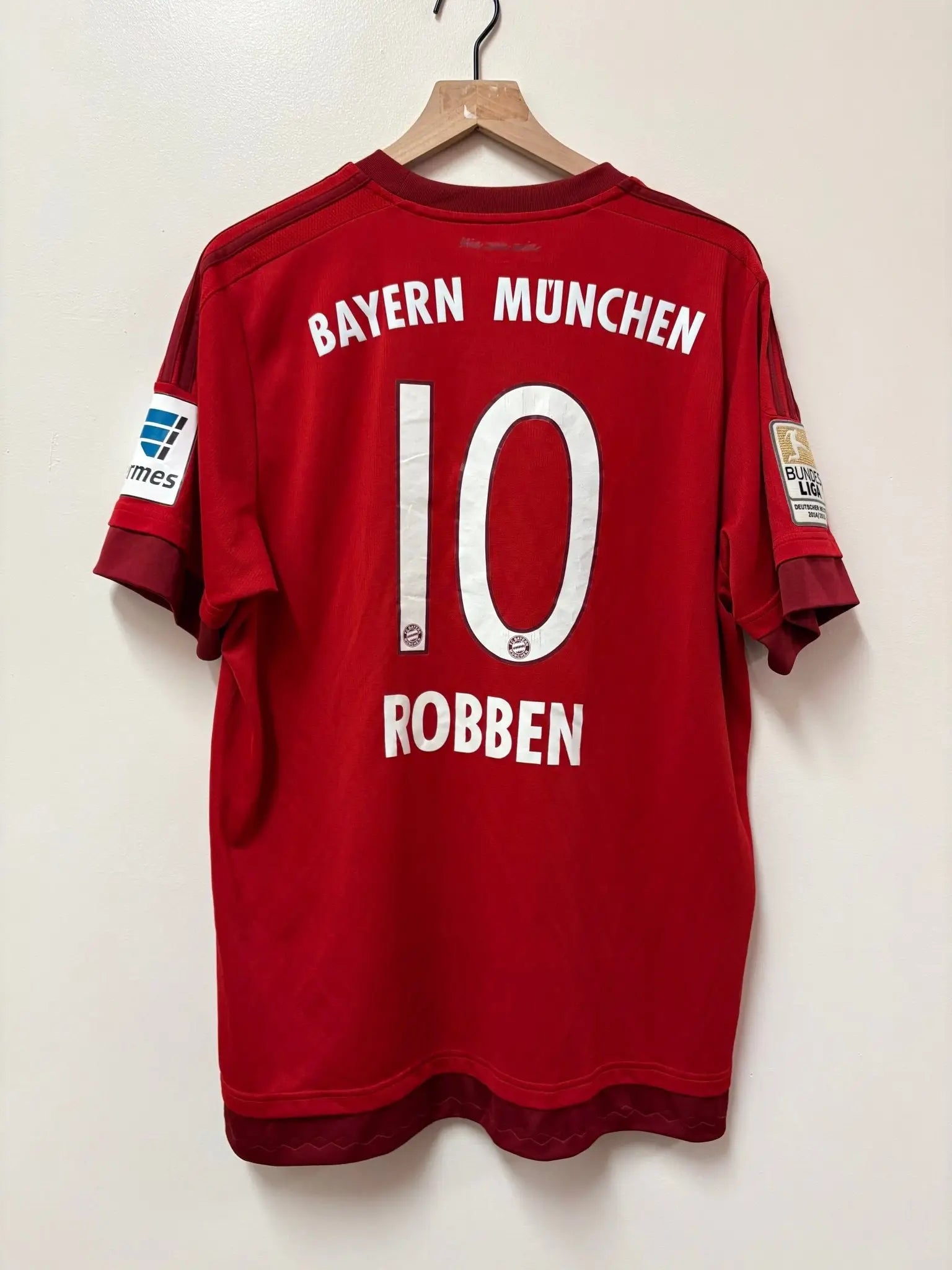 Adidas Bayern Munich 2015–16 Home Jersey — Robben 10 - STA Apparel - Bayern Munich