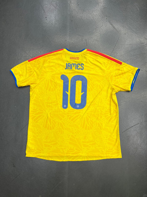 Adidas Colombia 2026 World Cup Home Authentic Jersey – James Rodríguez 10 - STA Apparel - Colombia