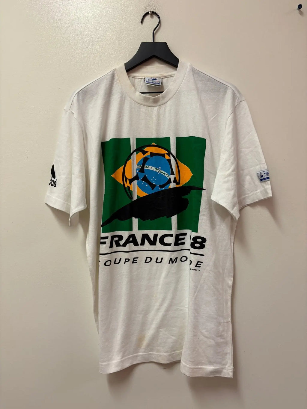 Adidas France 1998 World Cup T-Shirt - STA Apparel - ADIDAS