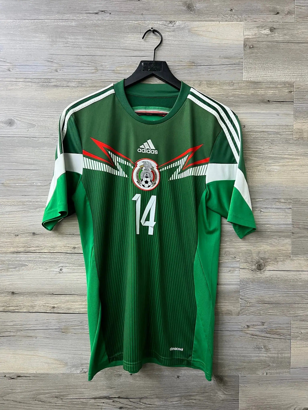 Adidas Mexico 2014 World Cup Home Jersey – Chicharito #14 - STA Apparel - Mexico