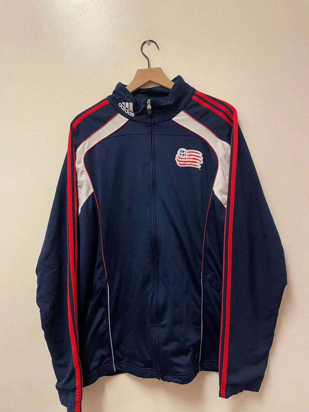 Adidas New England Revolution MLS Warm - Up Jacket - STA Apparel - New England Revolution