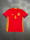 Adidas Spain 2016–2017 Home Jersey – Iniesta 6 - STA Apparel - SPAIN