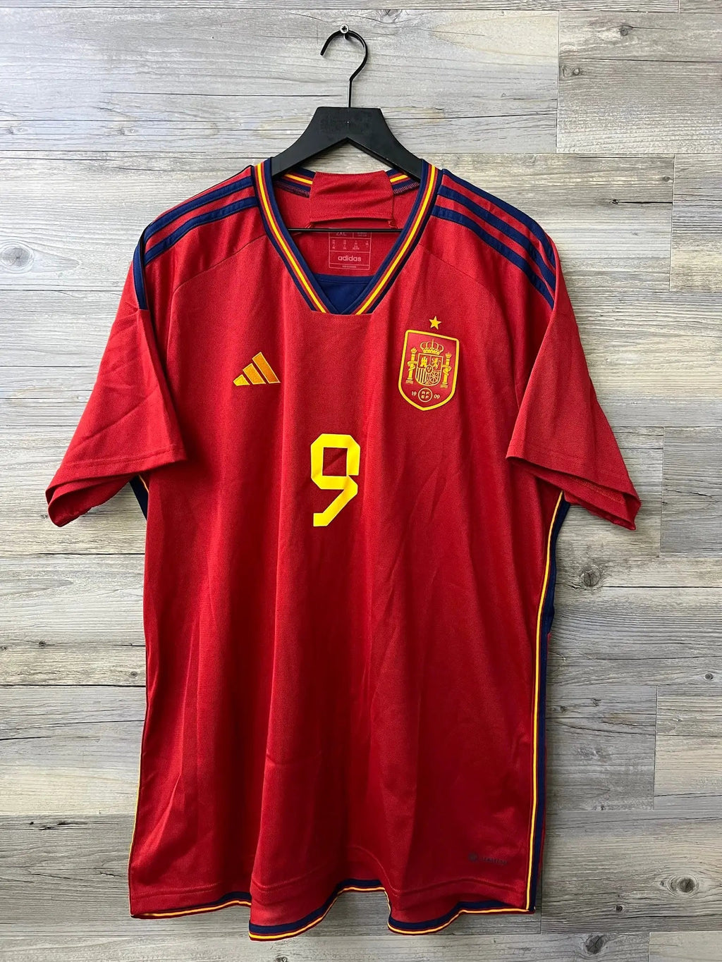 Adidas Spain 2022 World Cup Home Jersey – Gavi #9 - STA Apparel - Spain