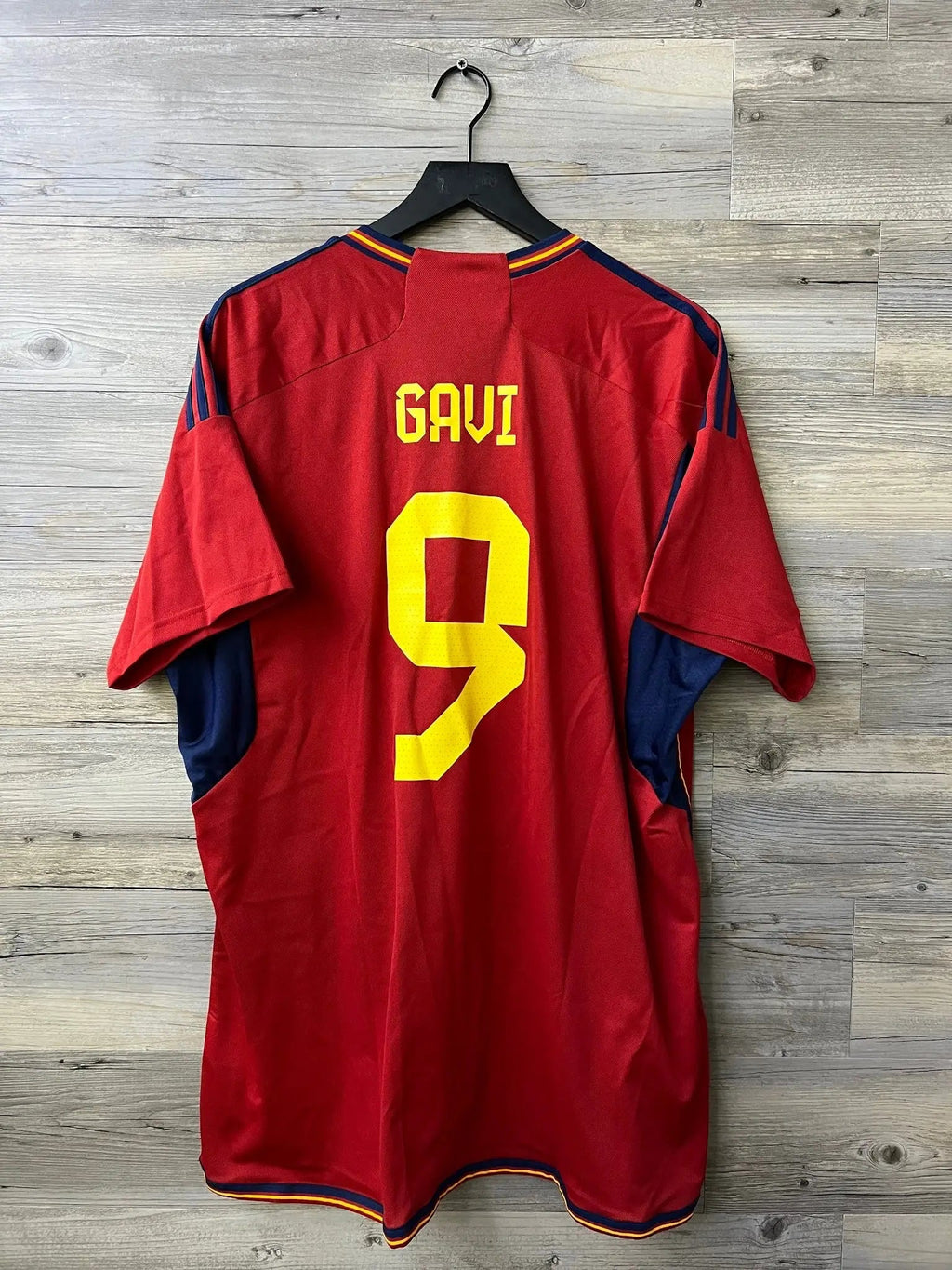 Adidas Spain 2022 World Cup Home Jersey – Gavi #9 - STA Apparel - Spain