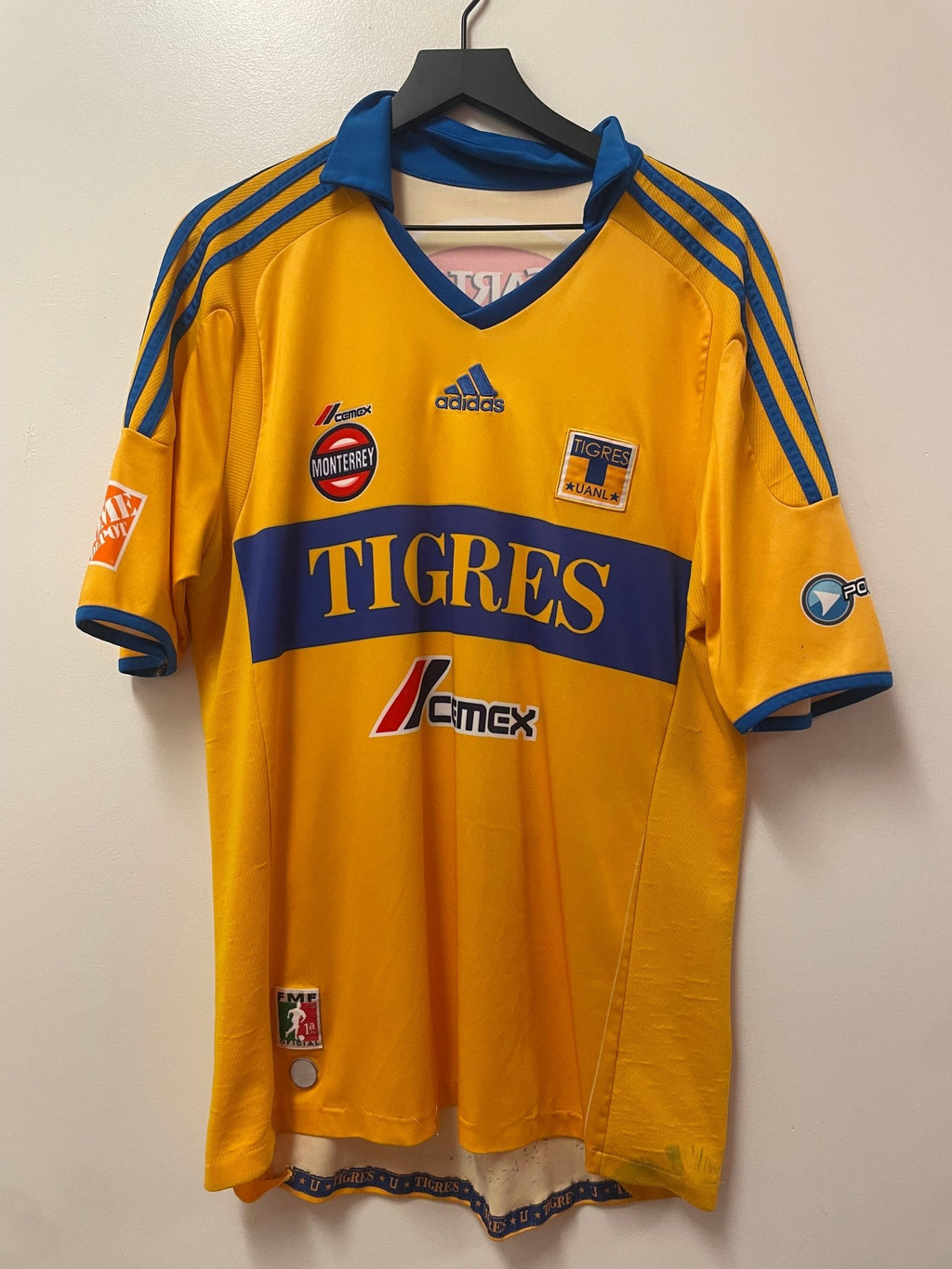 Adidas Tigres UANL 2010–2012 Home Jersey – P. Carmona 11 - STA Apparel - Tigres