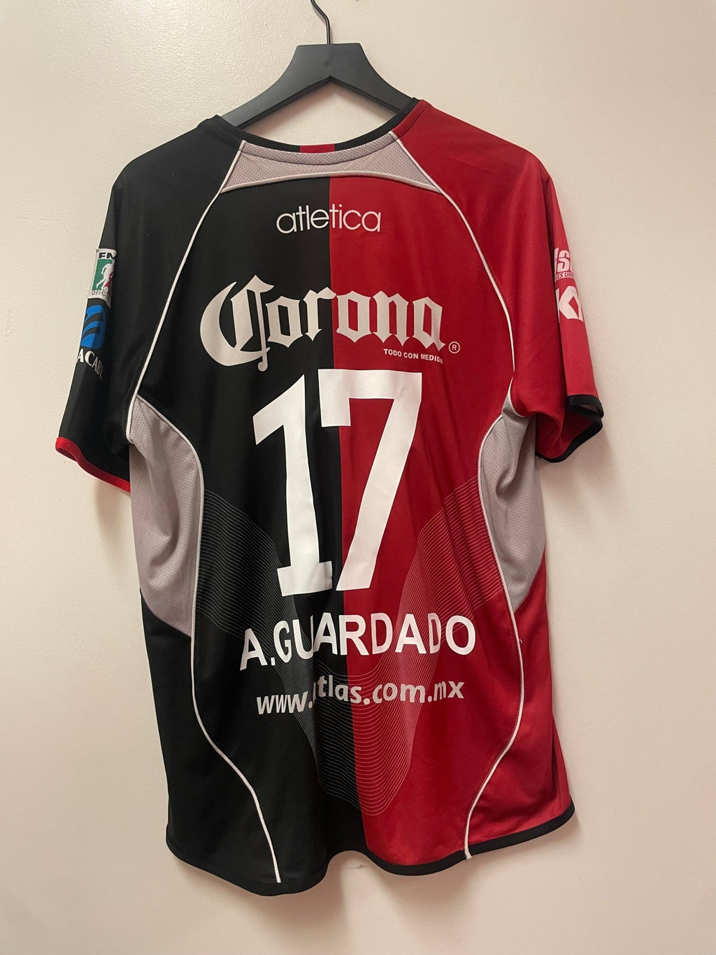 Atlética Atlas F.C. 2007–2008 Home Jersey – Andrés Guardado 17 - STA Apparel - Atlas