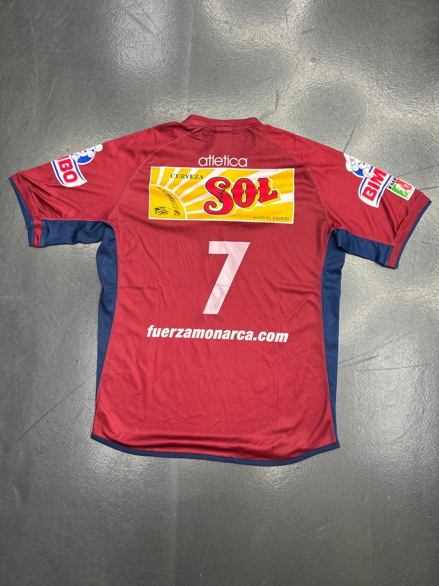 Atletica Monarcas Morelia 2003–04 Away Jersey – 7 - STA Apparel - Monarcas morella