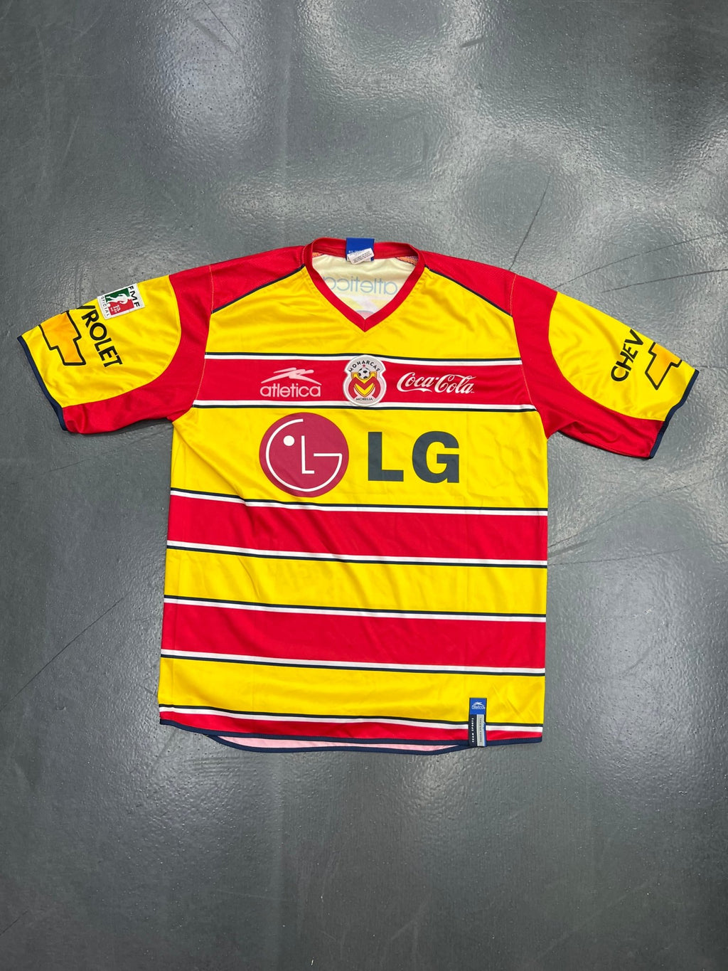 Atlética Monarcas Morelia 2003/04 Home Jersey – D. Álvarez 7 - STA Apparel - Monarcas morella