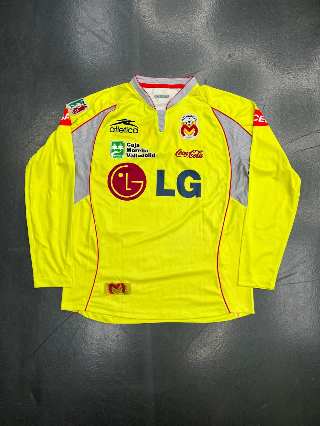 Atletica Monarcas Morelia 2005/06 Long Sleeve Home Jersey – 5 W. Tiago - STA Apparel - Monarcas morella