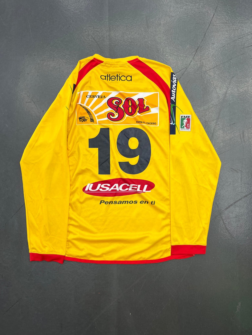 Atlética Monarcas Morelia 2006–2007 Home Jersey Long Sleeve - 19 - STA Apparel - Monarcas morella