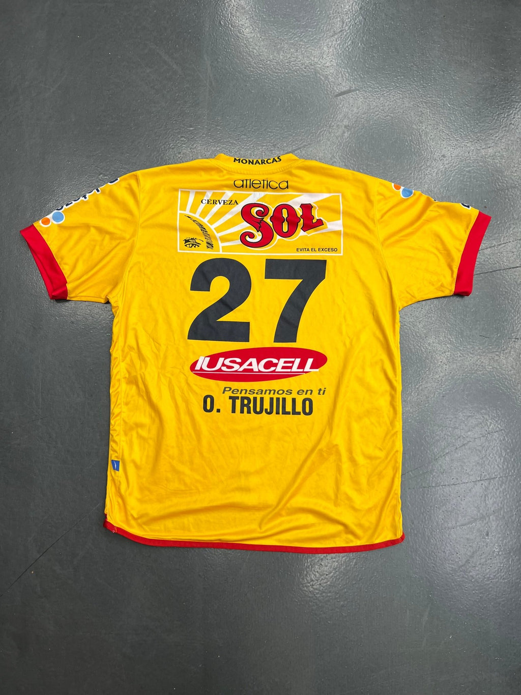 Atlética Monarcas Morelia Home Jersey – 27 O. Trujillo - STA Apparel - Monarcas morella