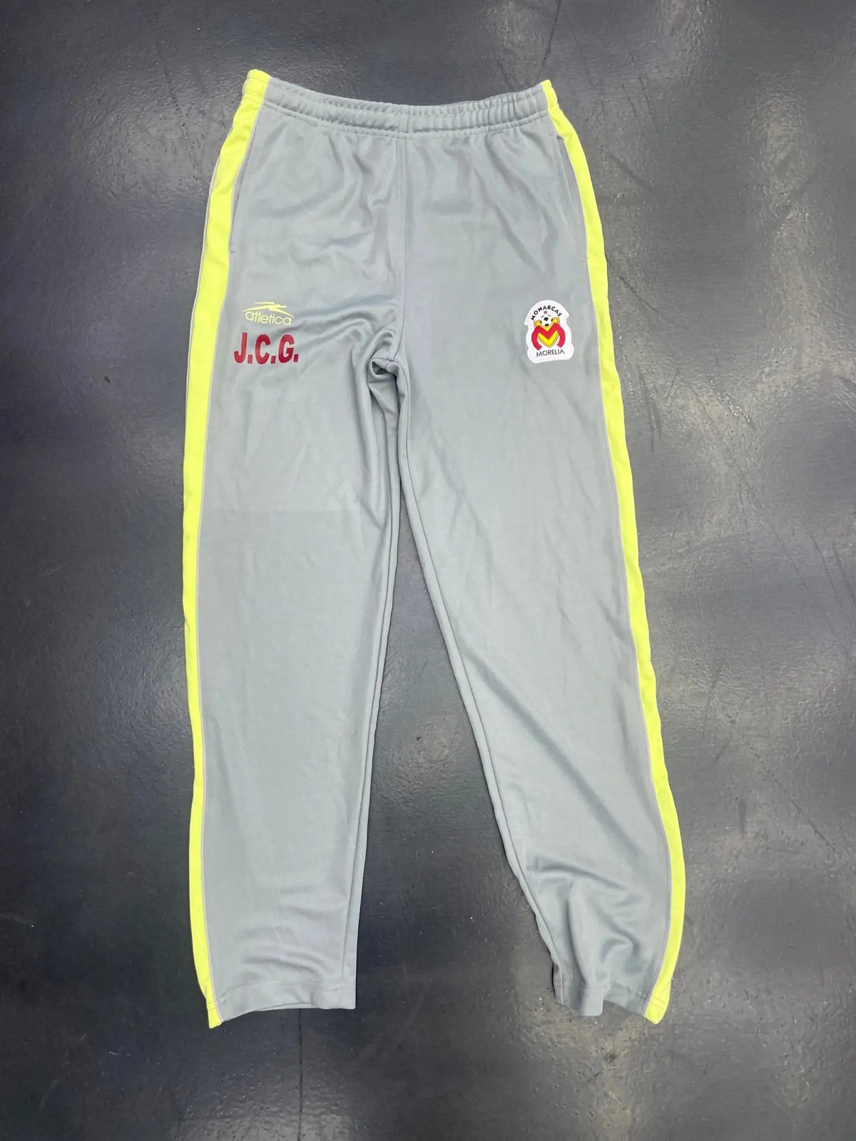 Atletica Monarcas Morelia Training Pants – Gray/Volt - STA Apparel - Monarcas morella