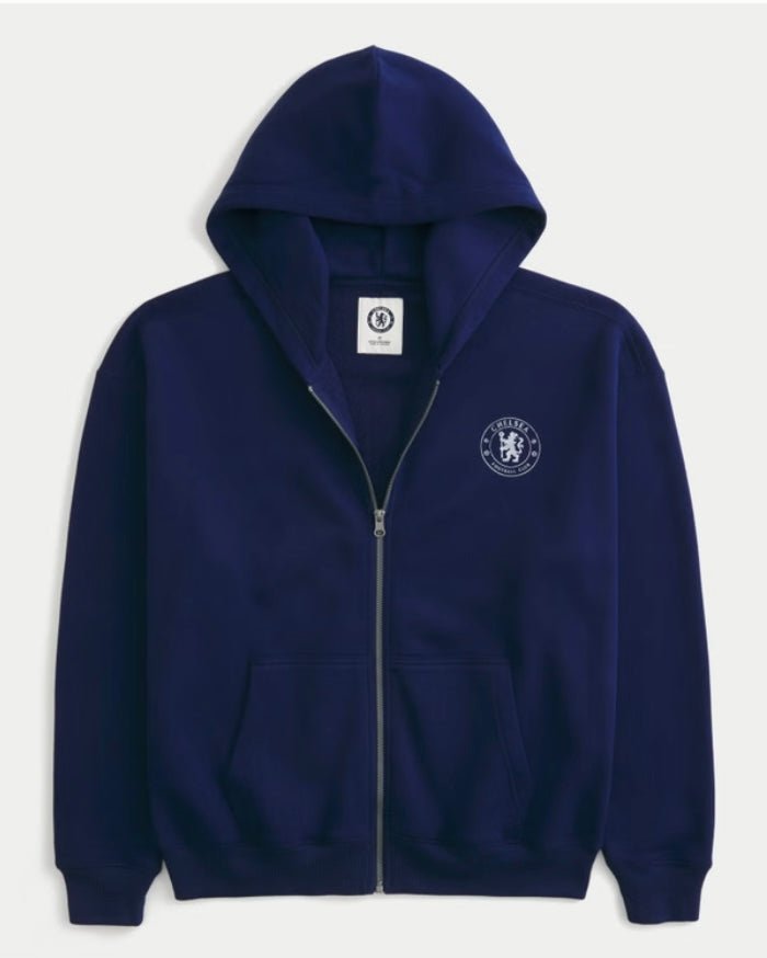 Chelsea Football Club Graphic Zip - Up Hoodie - STA Apparel - Chelsea