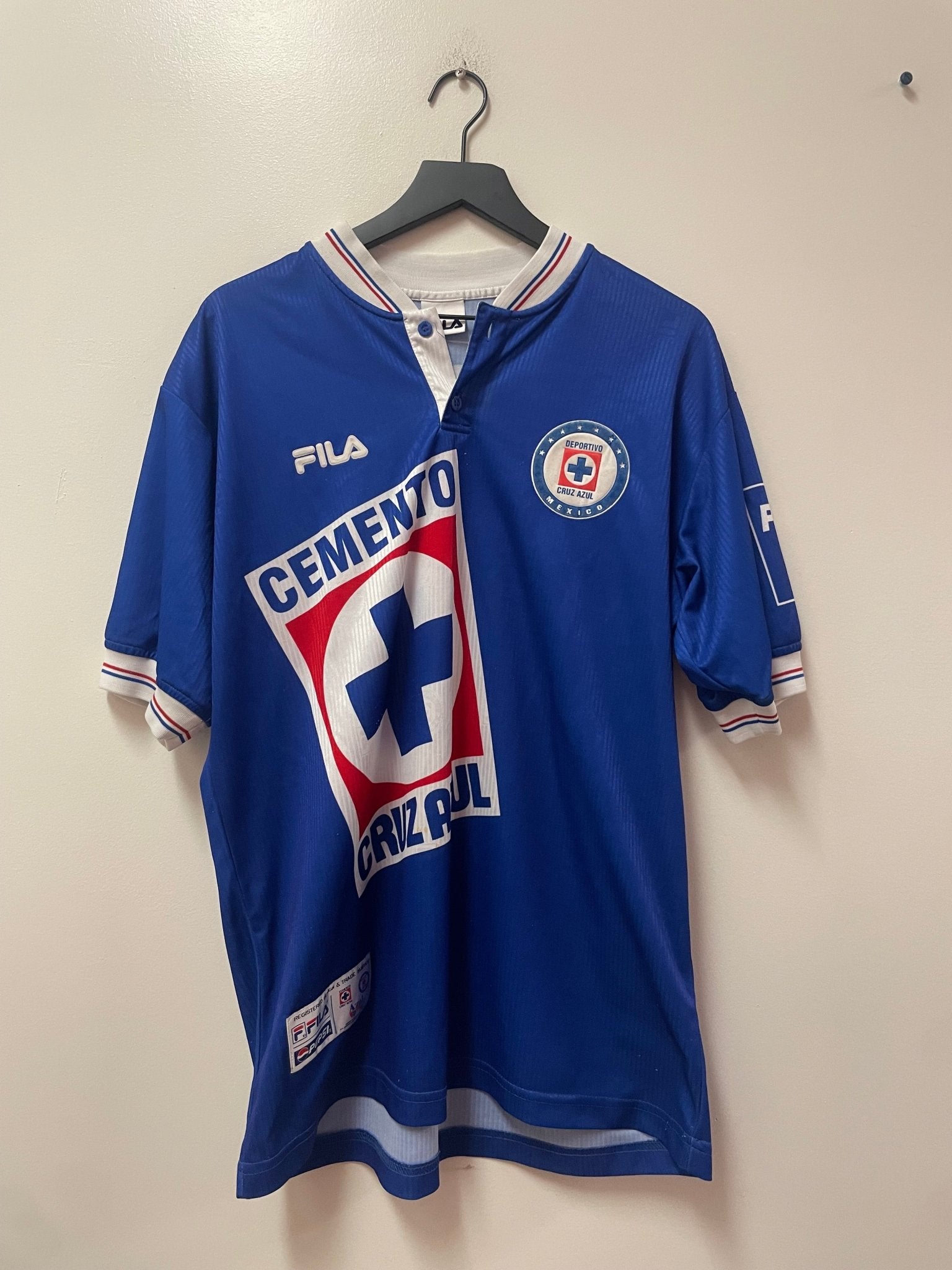 Fila Cruz Azul 1997-98 Home Jersey - STA Apparel - Cruz azul