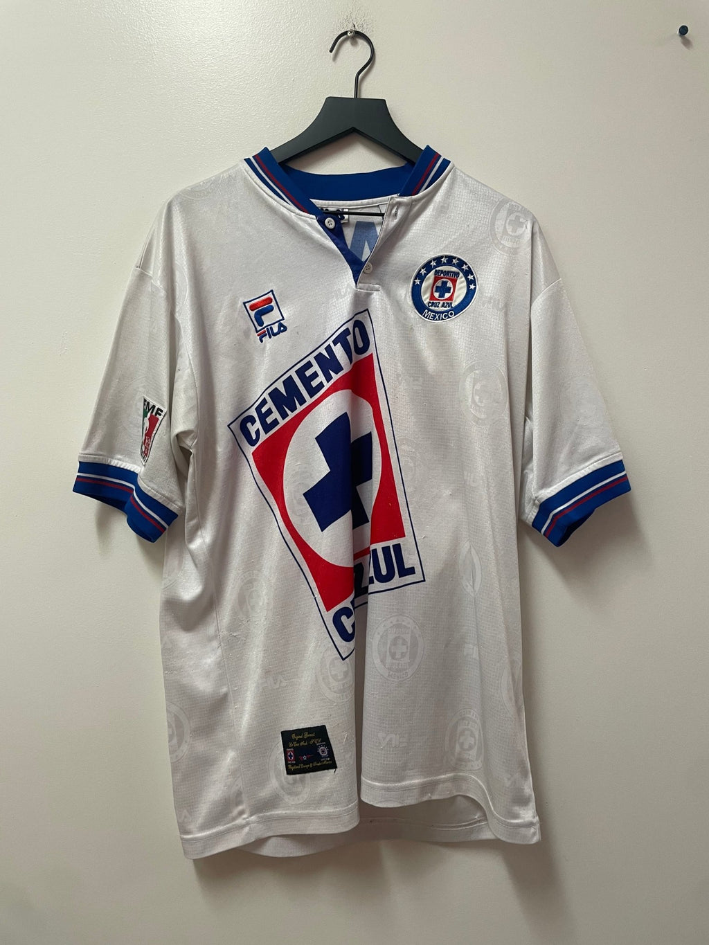 Fila Cruz Azul 1997-99 Away Jersey - STA Apparel - Cruz azul