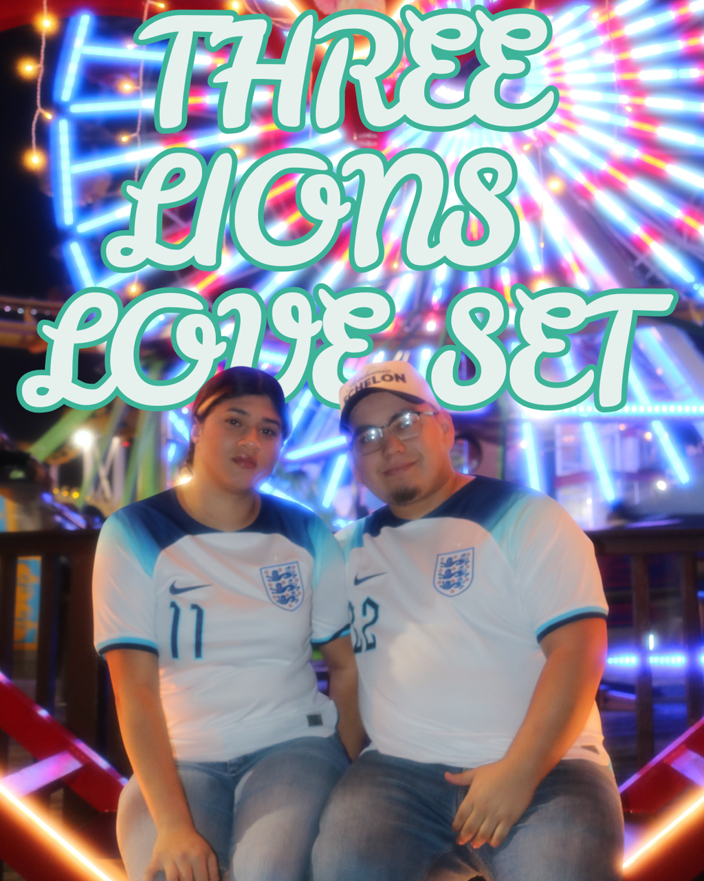 His & Hers — Three Lions Love (Rashford & Bellingham) - STA Apparel - 