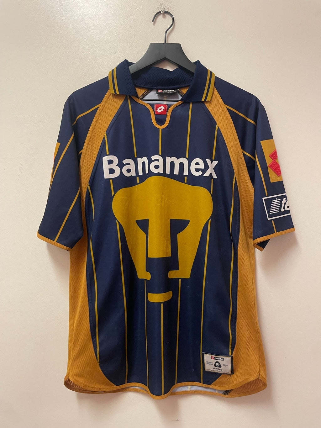 Lotto Pumas UNAM 2003–2004 Home Jersey - STA Apparel - Pumas