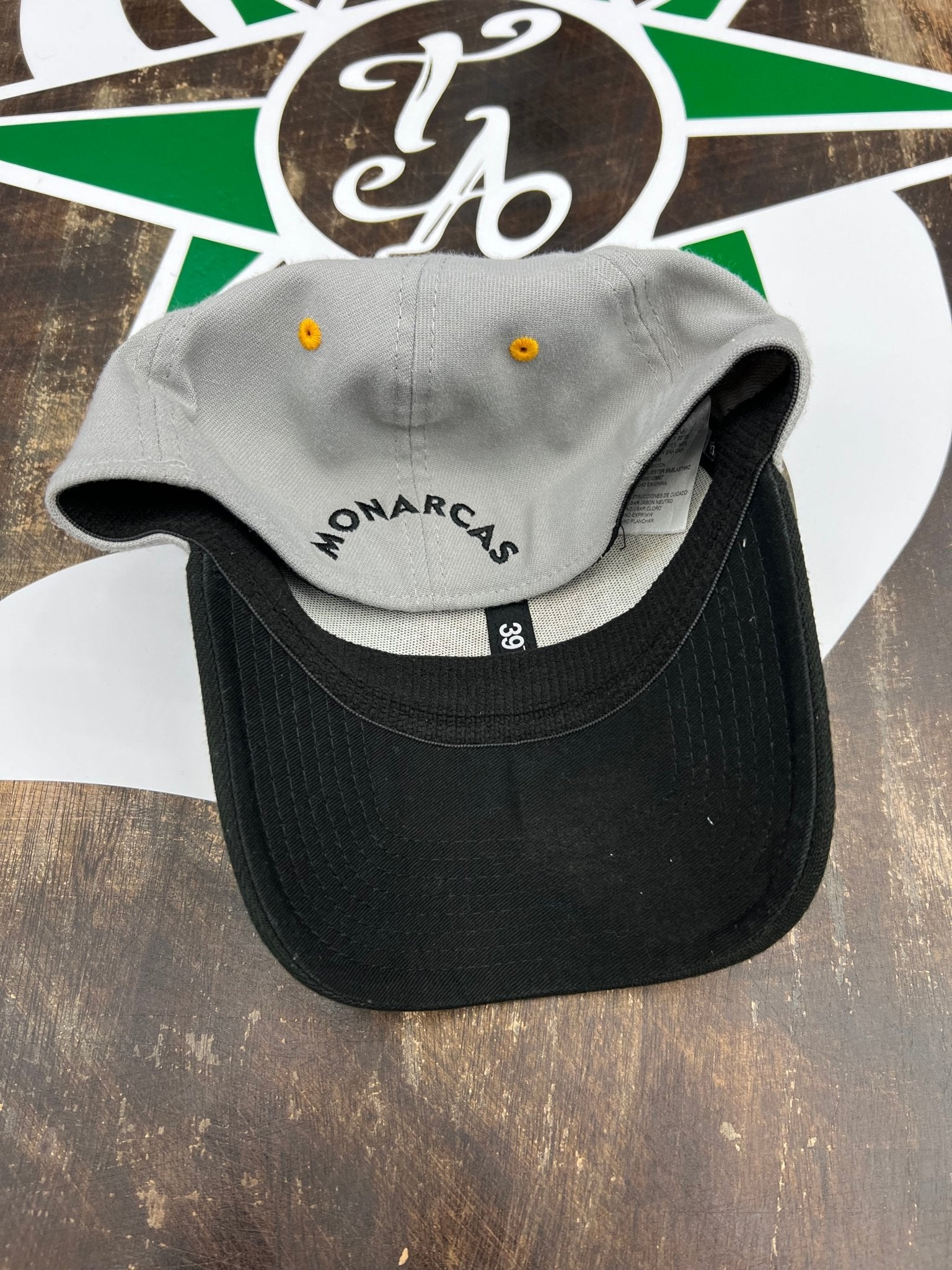 New Era Monarcas Morelia Cap (Gray/Black) - STA Apparel - Monarcas morella