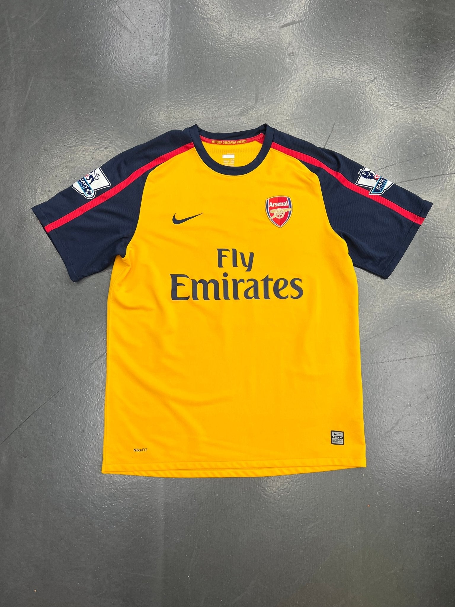Nike Arsenal FC 2009/10 Away Jersey Sagna - 3 - STA Apparel - Arsenal