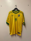 Nike Brazil 1998–2000 Home Jersey – Ronaldo 9 - STA Apparel - Brazil