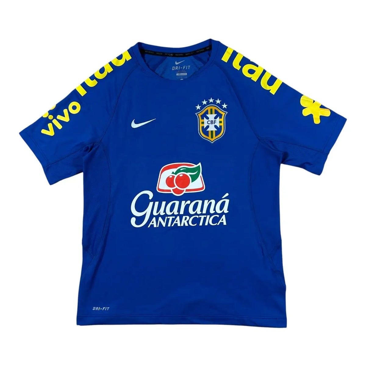 Nike – Brazil – 2014–15 – Guaraná Antarctica Training Shirt – Blue - STA Apparel - Brazil