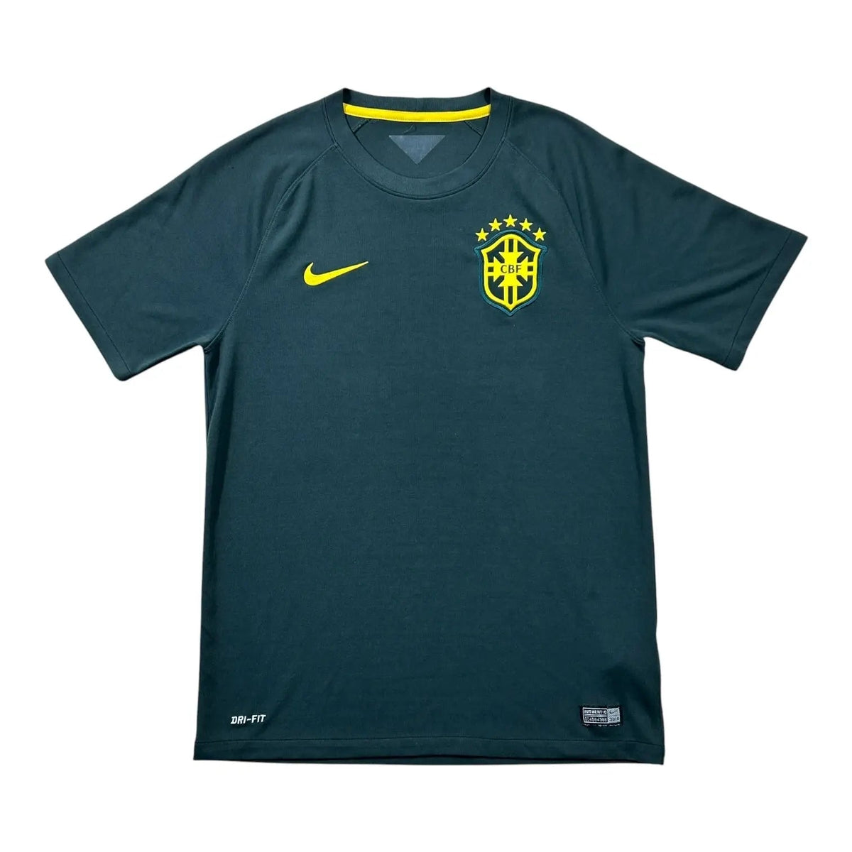 Nike – Brazil – Dri-FIT Training Shirt – Black/Yellow - STA Apparel - Brazil