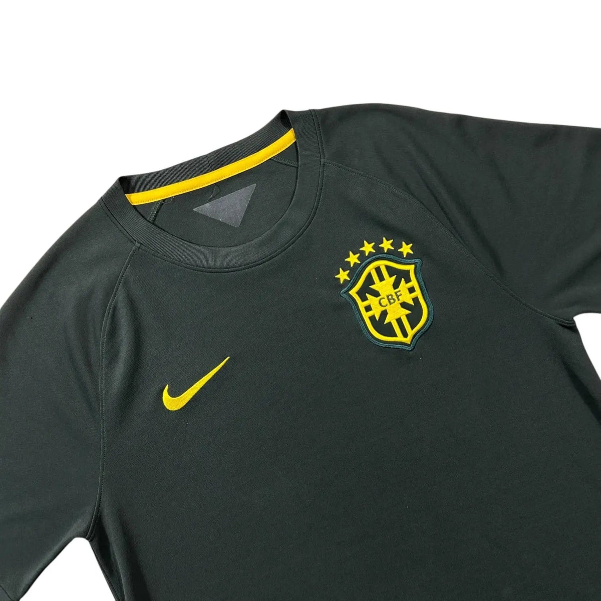 Nike – Brazil – Dri-FIT Training Shirt – Black/Yellow - STA Apparel - Brazil