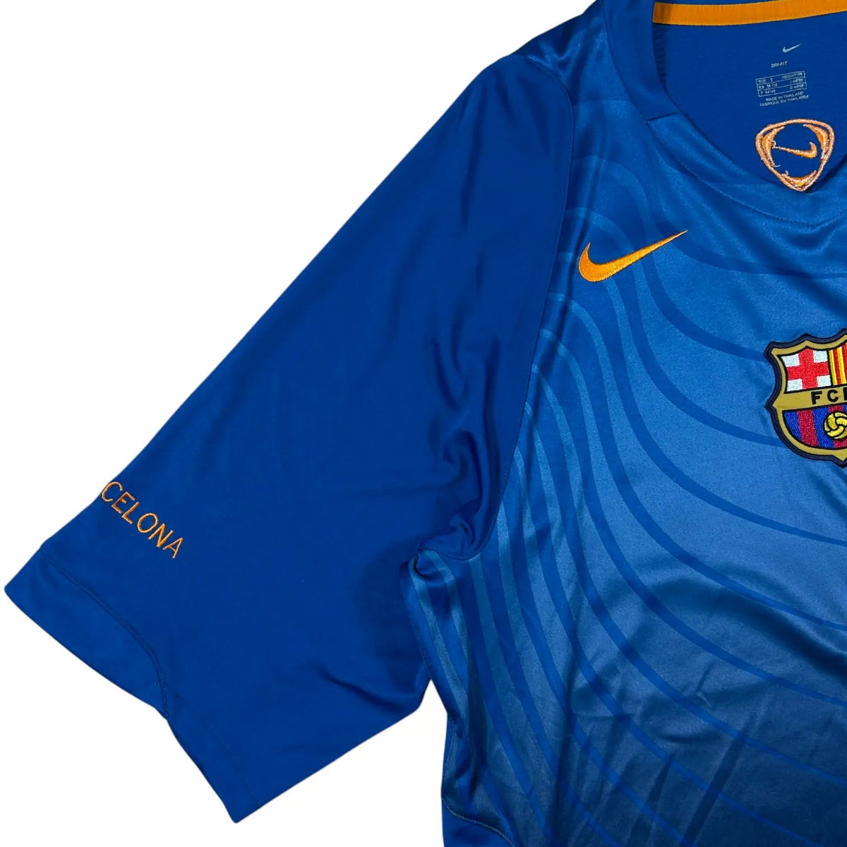Nike – FC Barcelona – 2006–07 – Gradient Lines Training Shirt – Blue/Orange - STA Apparel - Barcelona