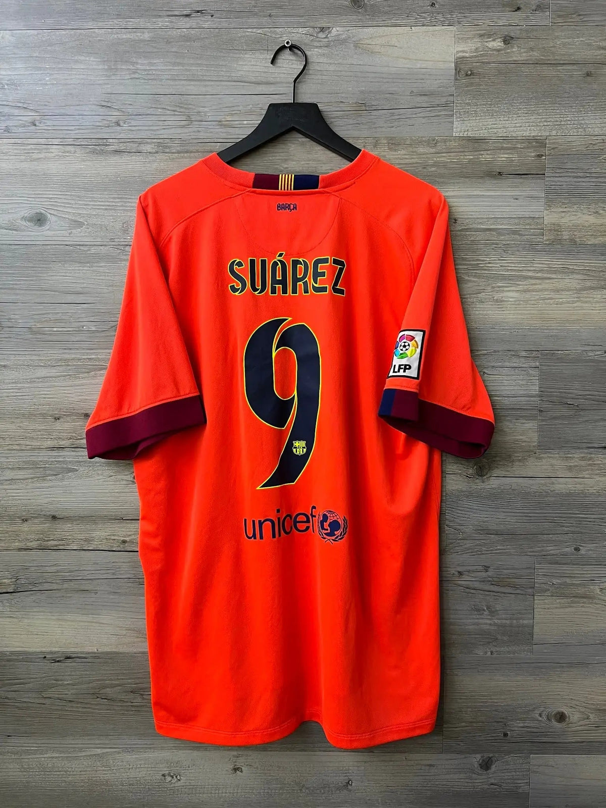Nike FC Barcelona 2014/15 Away Jersey – Suárez #9 - STA Apparel - Barcelona