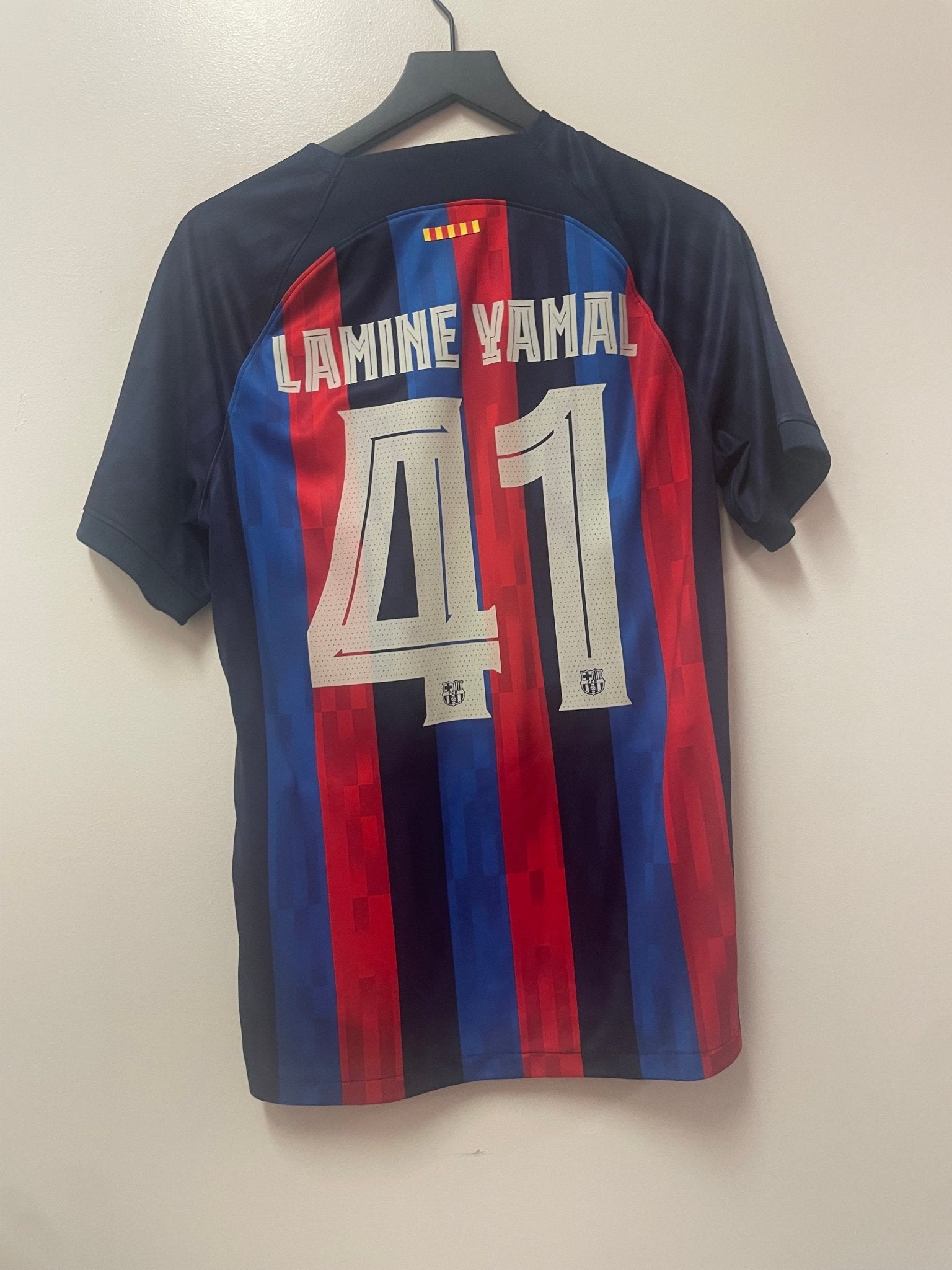 Nike FC Barcelona 2022-23 Home Jersey- Lamine Yamal 41 - STA Apparel - Barcelona