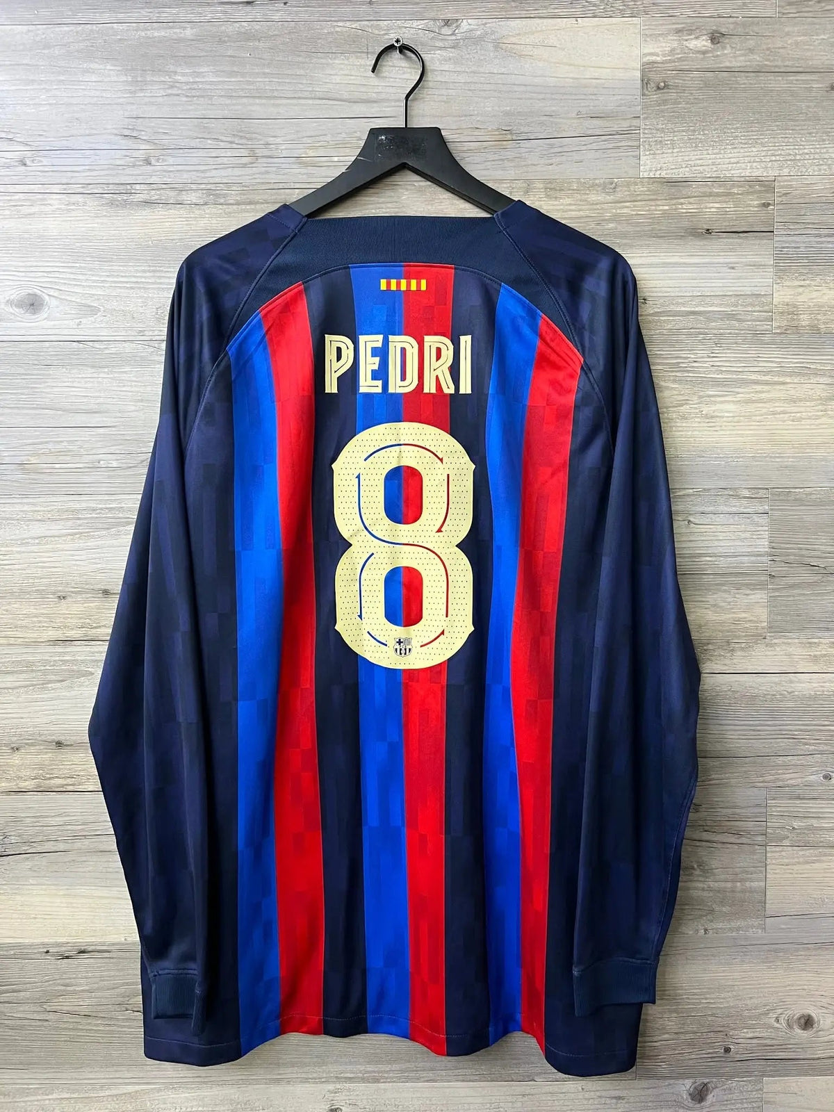 Nike FC Barcelona 2022/23 Home Long-Sleeve Jersey – Pedri #8 - STA Apparel - Barcelona