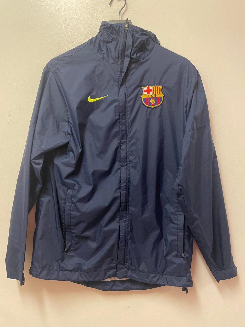 Nike FC Barcelona Hooded Windbreaker Jacket - STA Apparel - Barcelona