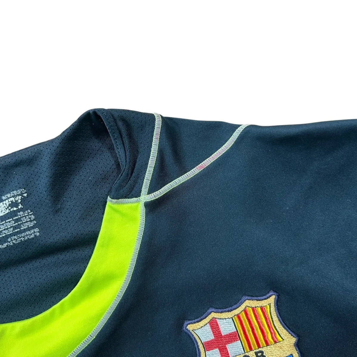 Nike – FC Barcelona – NikeFIT Training Shirt – Navy/Volt - STA Apparel - Barcelona