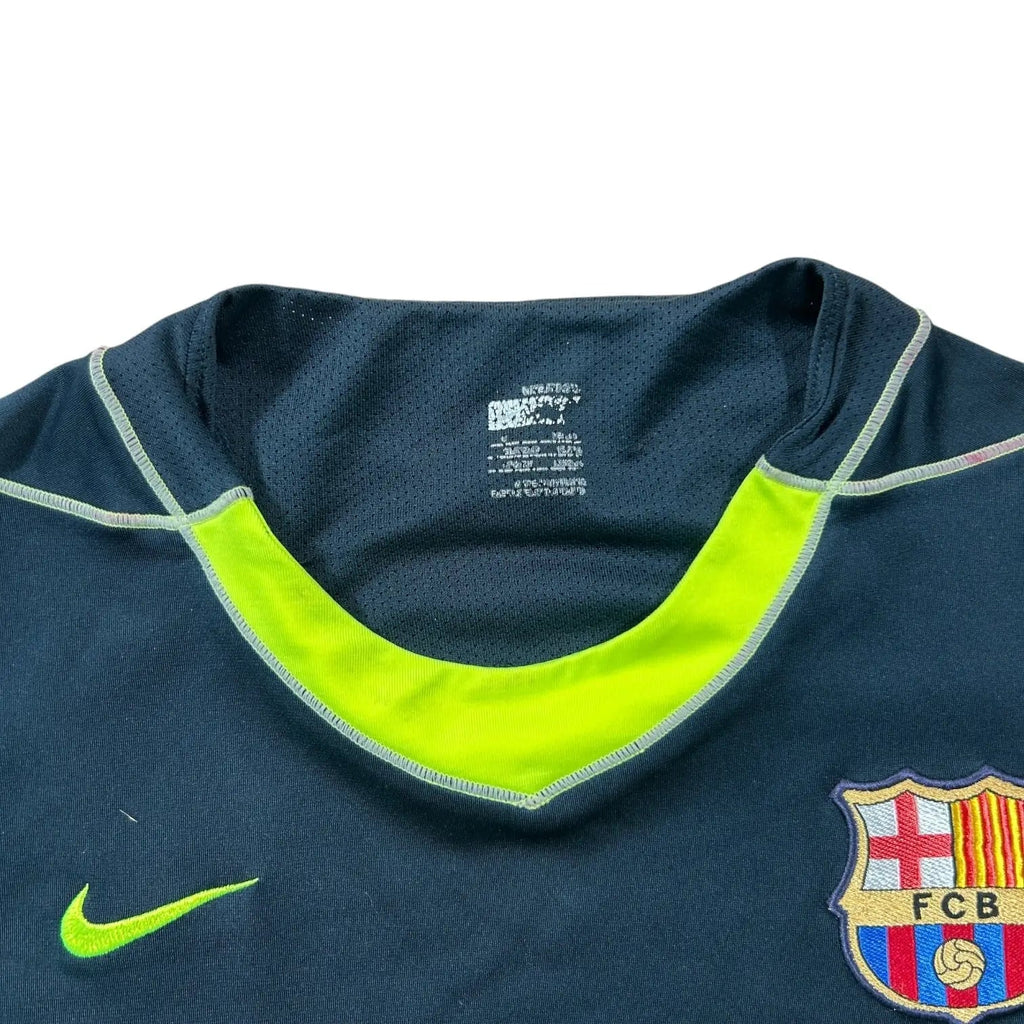 Nike – FC Barcelona – NikeFIT Training Shirt – Navy/Volt - STA Apparel - Barcelona