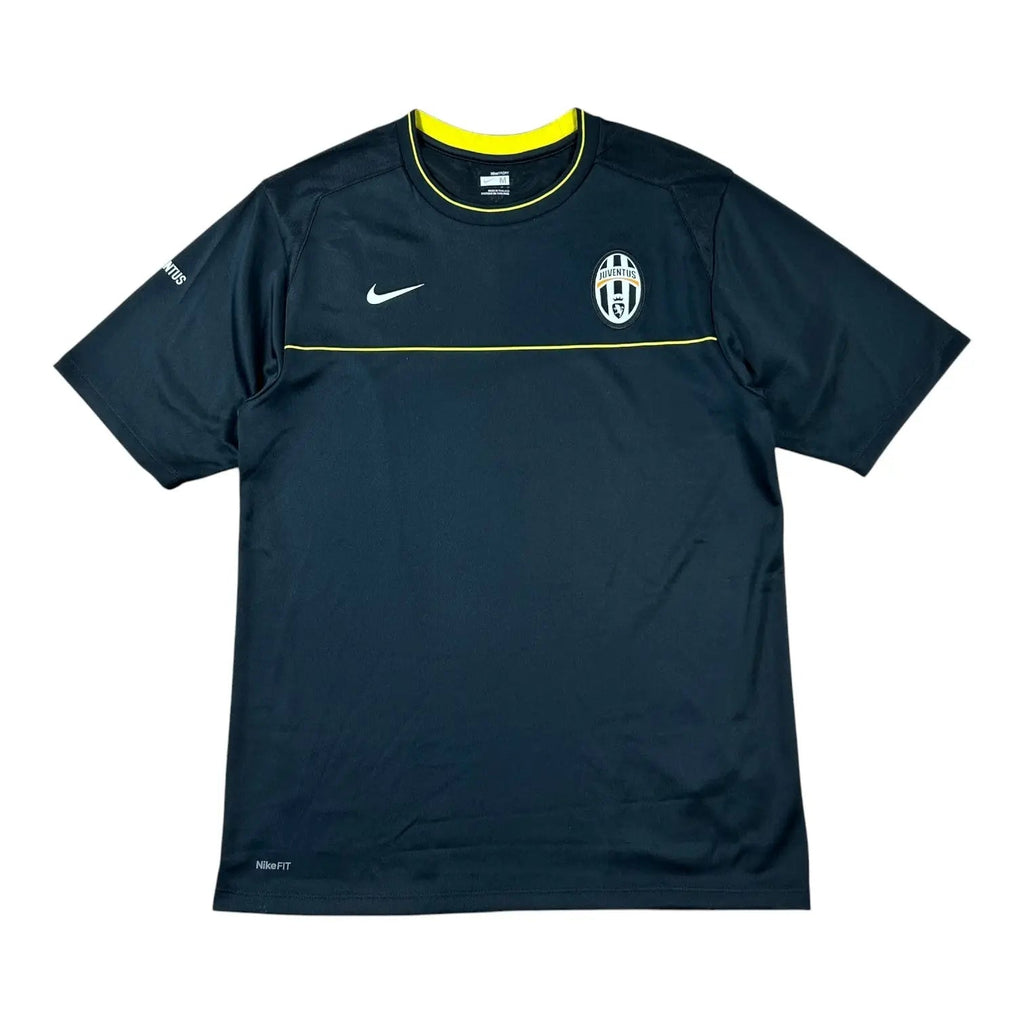 Nike – Juventus – 2008–09 – Training Shirt – Black/Yellow - STA Apparel - Juventus
