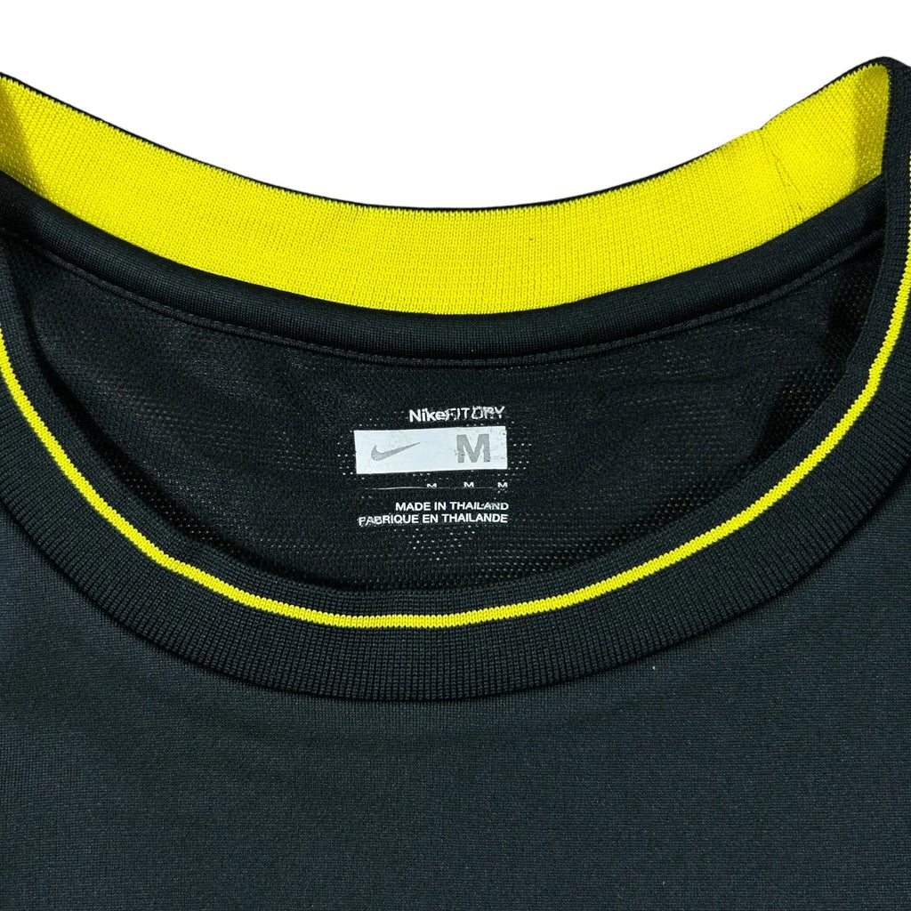 Nike – Juventus – 2008–09 – Training Shirt – Black/Yellow - STA Apparel - Juventus