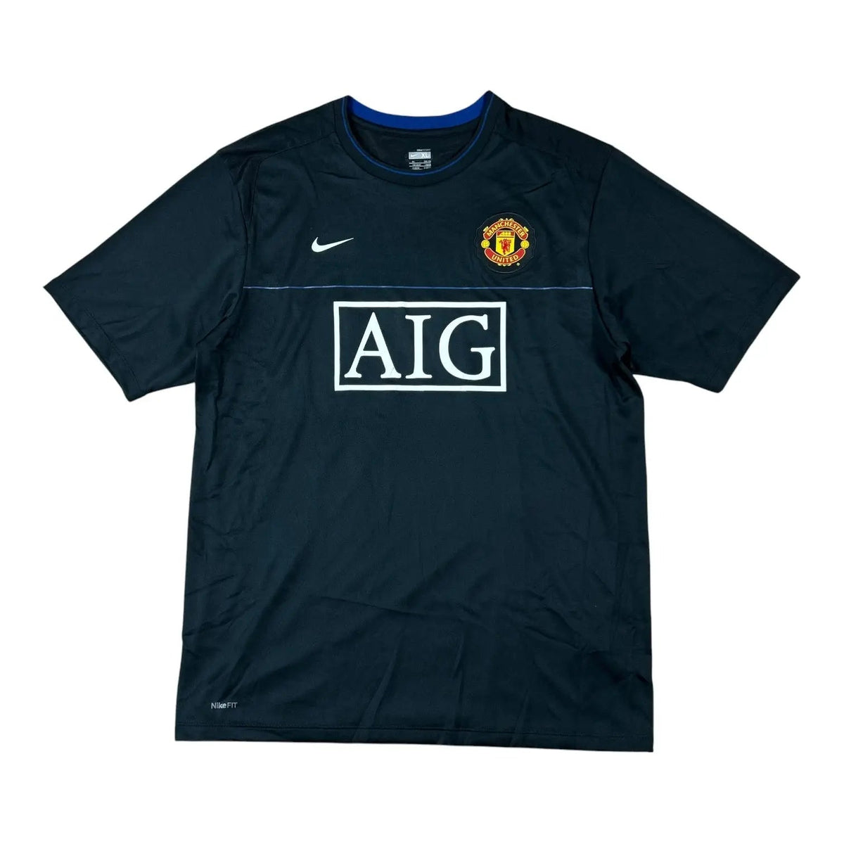 Nike – Manchester United – 2007–08 – Training Shirt – Black - STA Apparel - Manchester United