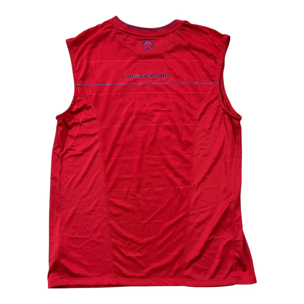 Nike – Manchester United – 2008–09 – AIG Sleeveless Training Top – Red - STA Apparel - Manchester United