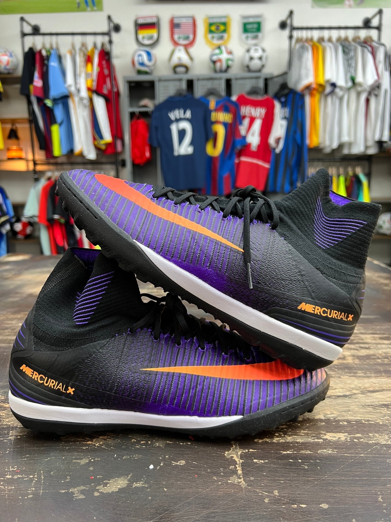 Nike MercurialX Proximo II DF TF – Black/Purple/Total Crimson - STA Apparel - Nike