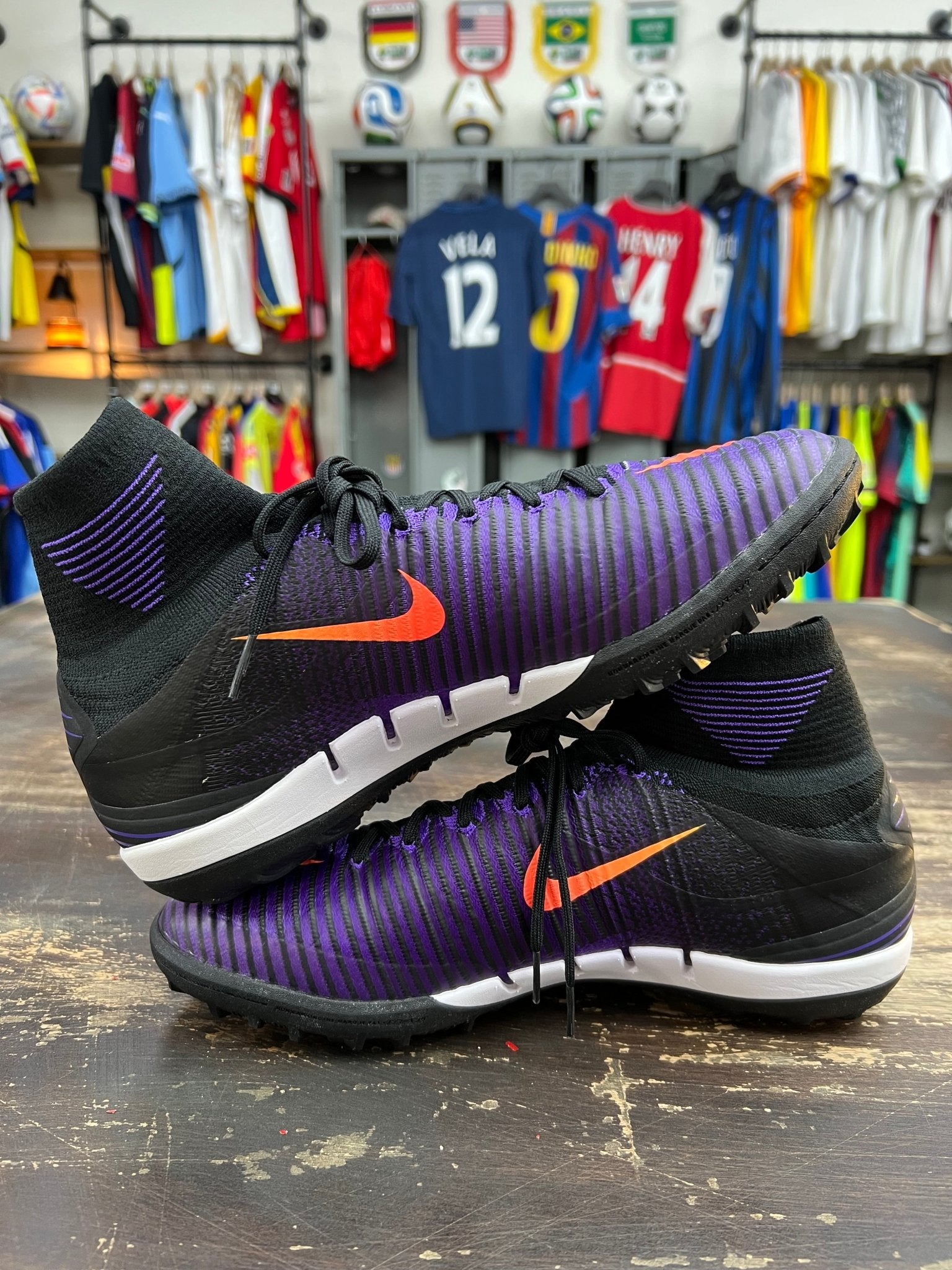 Nike MercurialX Proximo II DF TF – Black/Purple/Total Crimson - STA Apparel - Nike
