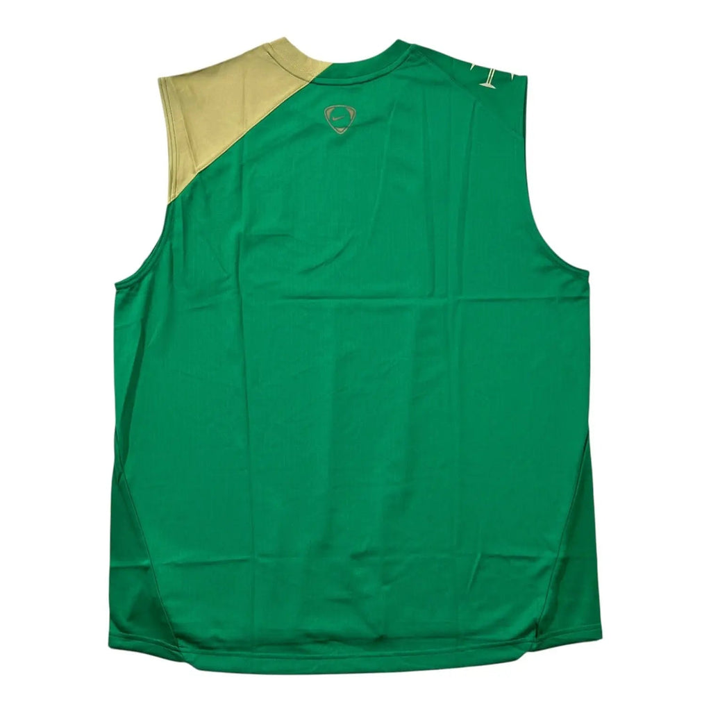 Nike – Portugal – 2009–10 – Sleeveless Training Top – Green/Gold - STA Apparel - Portugal