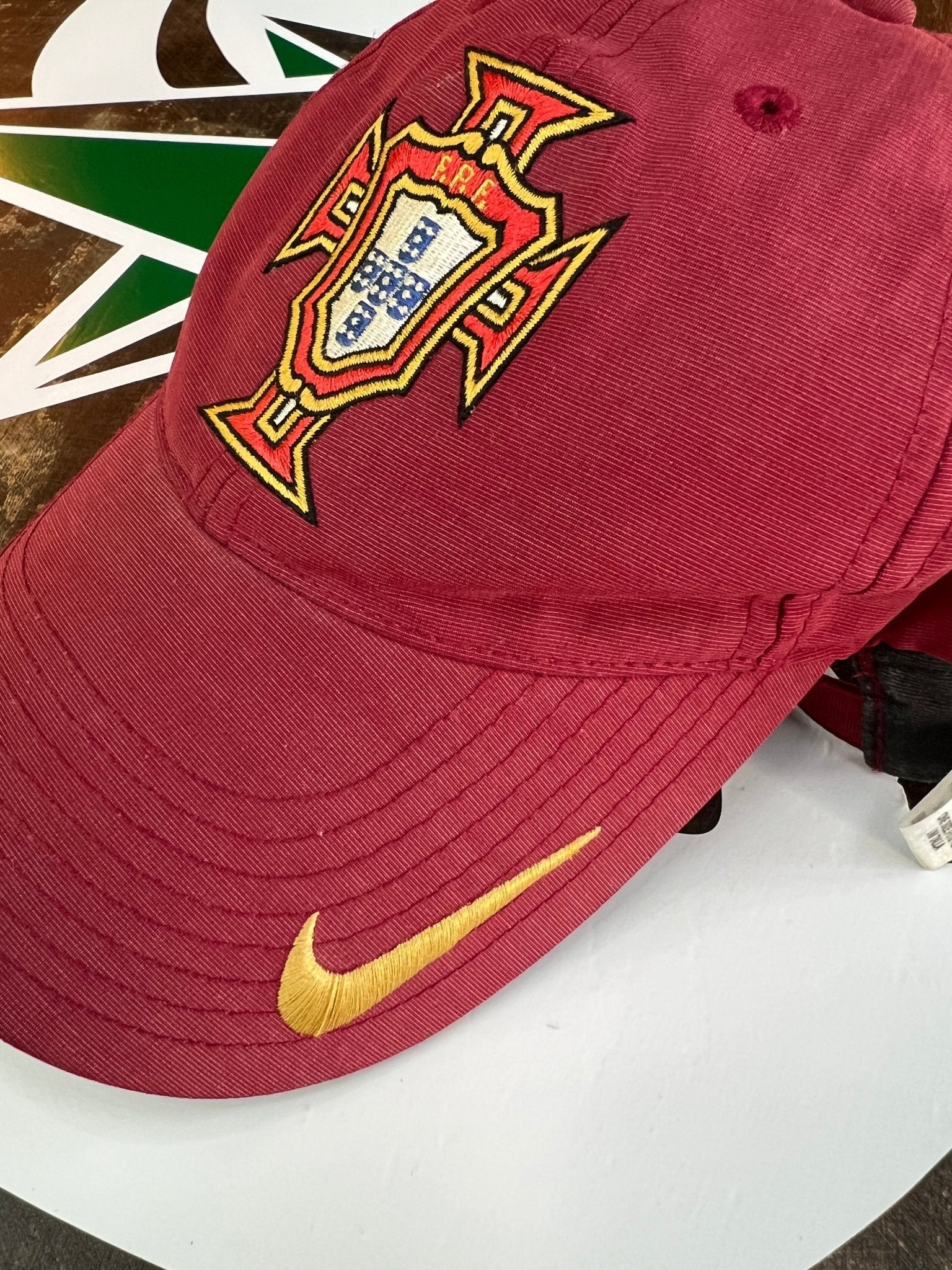 Nike Portugal Adjustable Soccer Cap – Burgundy / Gold - STA Apparel - Portugal