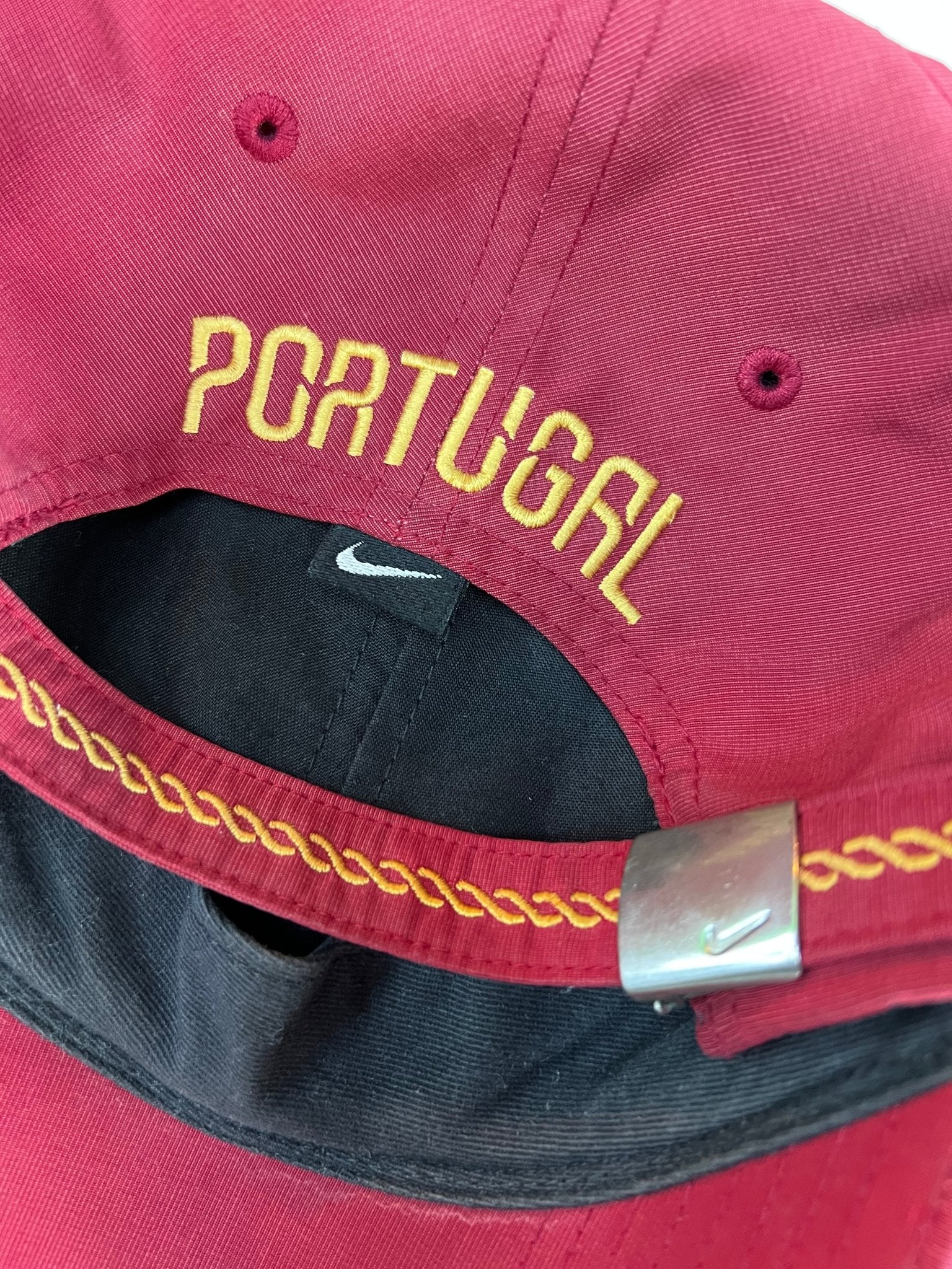 Nike Portugal Adjustable Soccer Cap – Burgundy / Gold - STA Apparel - Portugal