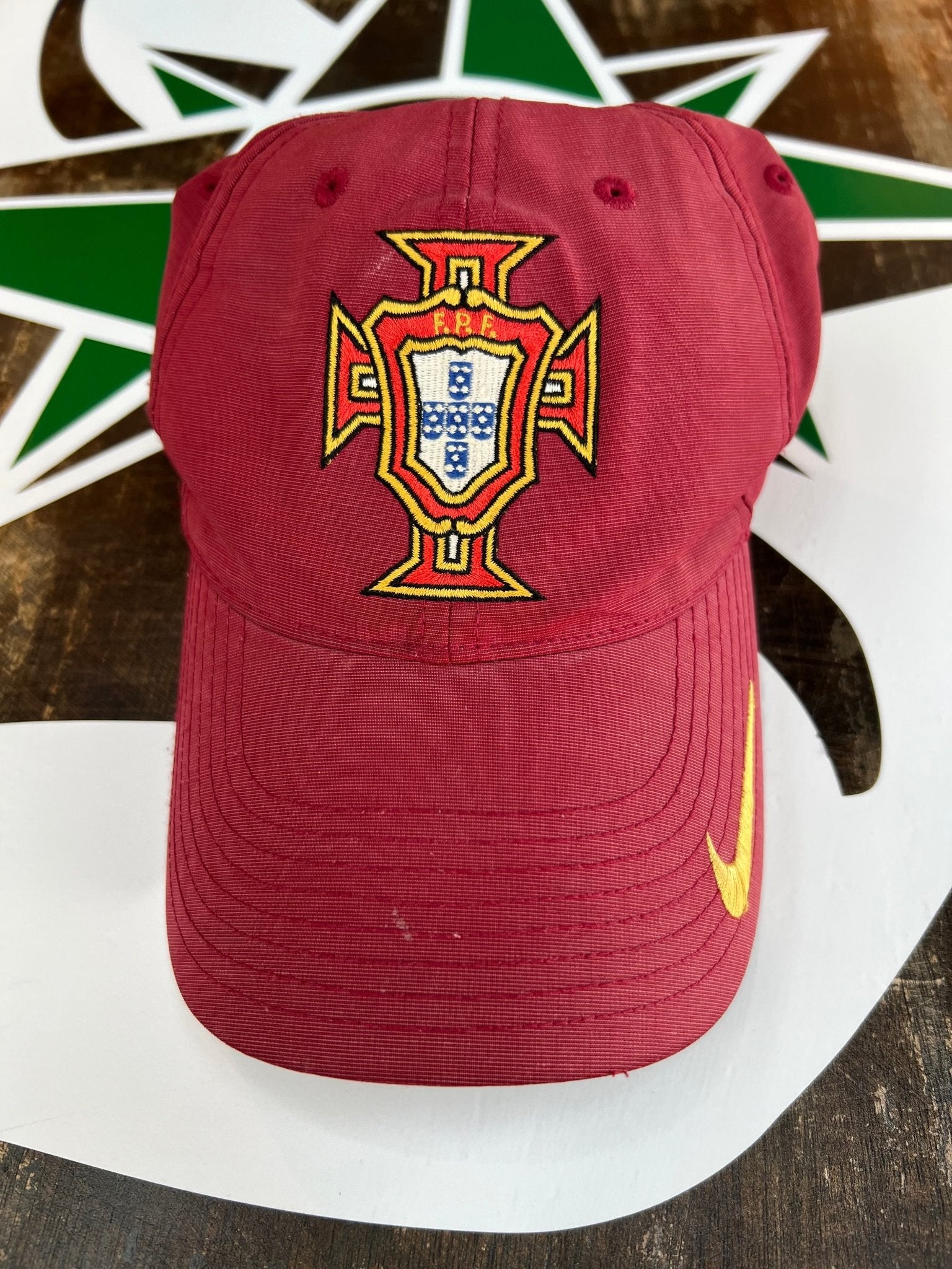 Nike Portugal Adjustable Soccer Cap – Burgundy / Gold - STA Apparel - Portugal