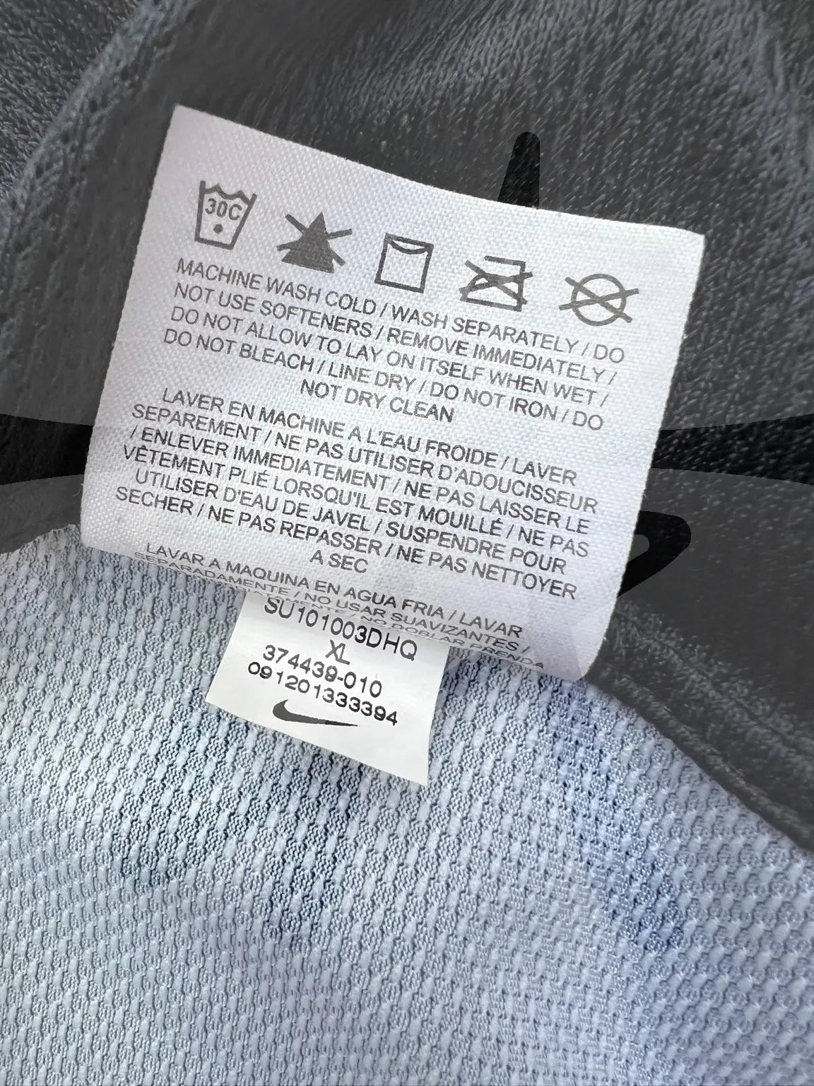 Nike SB USA 2010 jersey label, XL, code 374438-010